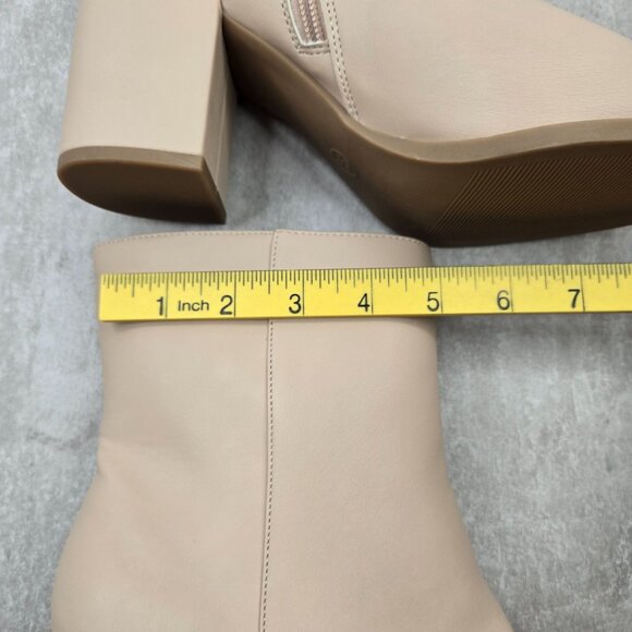 Elegant Tan Ankle Boots - Picture 10 of 12